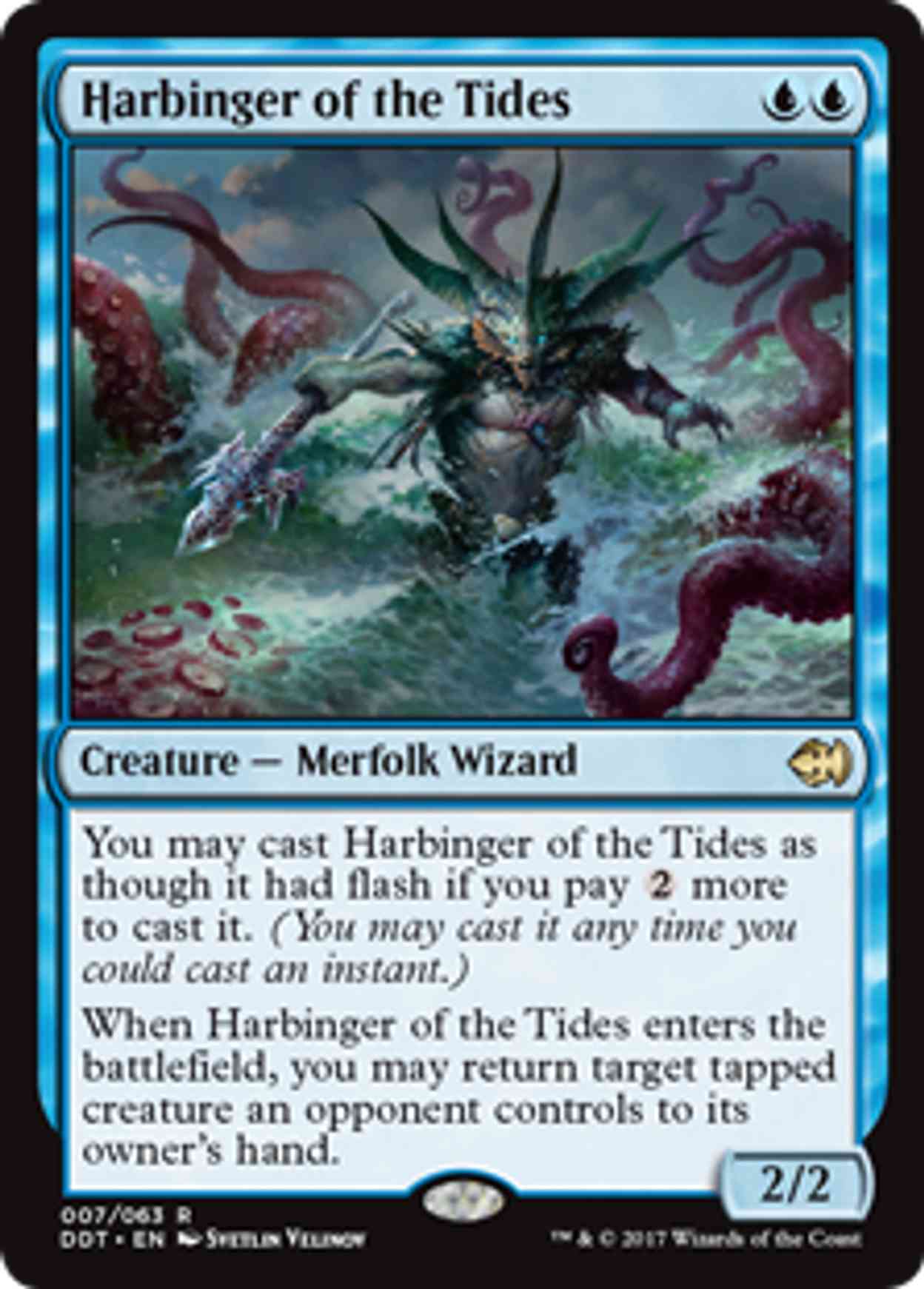 Harbinger of the Tides magic card front