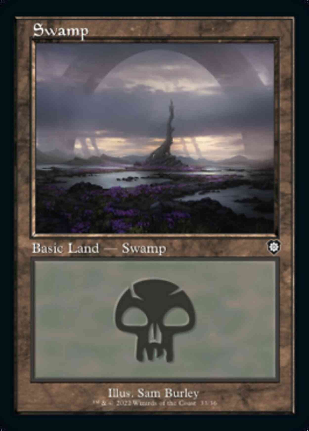 Swamp (33) magic card front