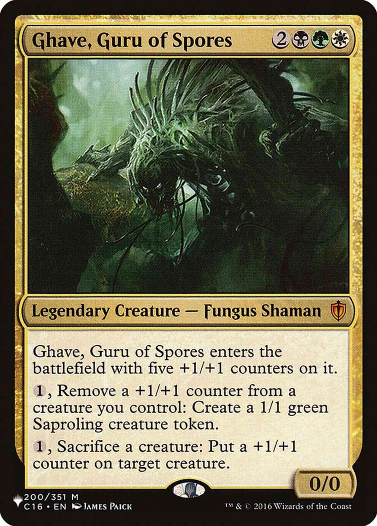 Ghave, Guru of Spores magic card front