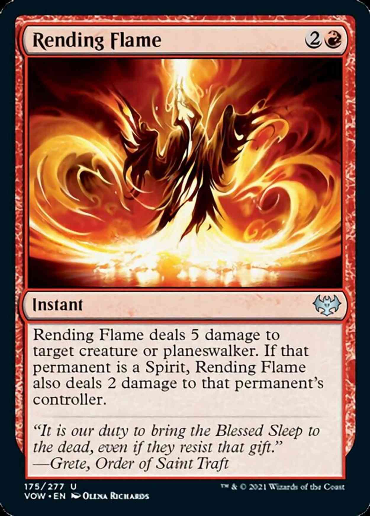 Rending Flame magic card front
