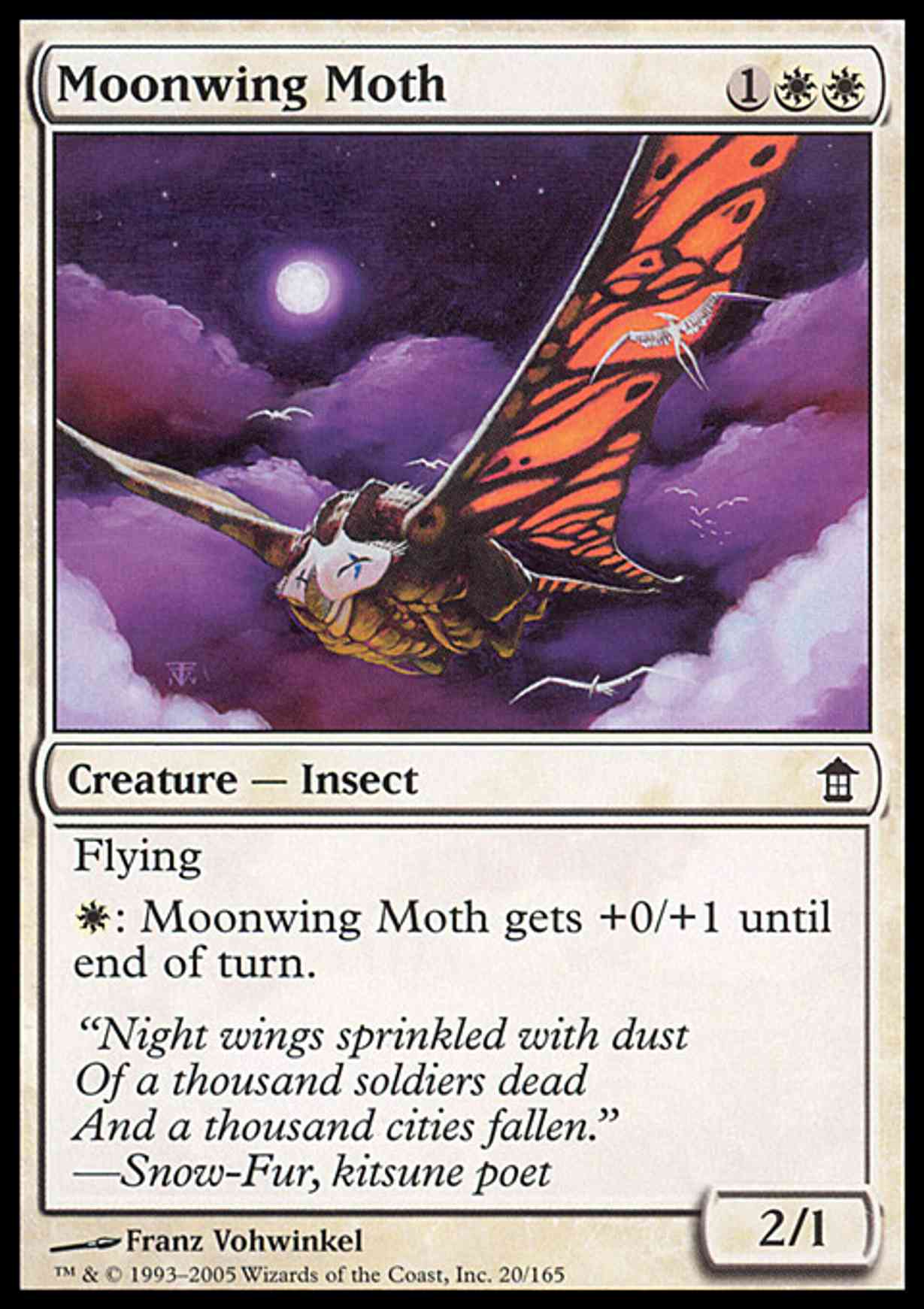 Moonwing Moth magic card front