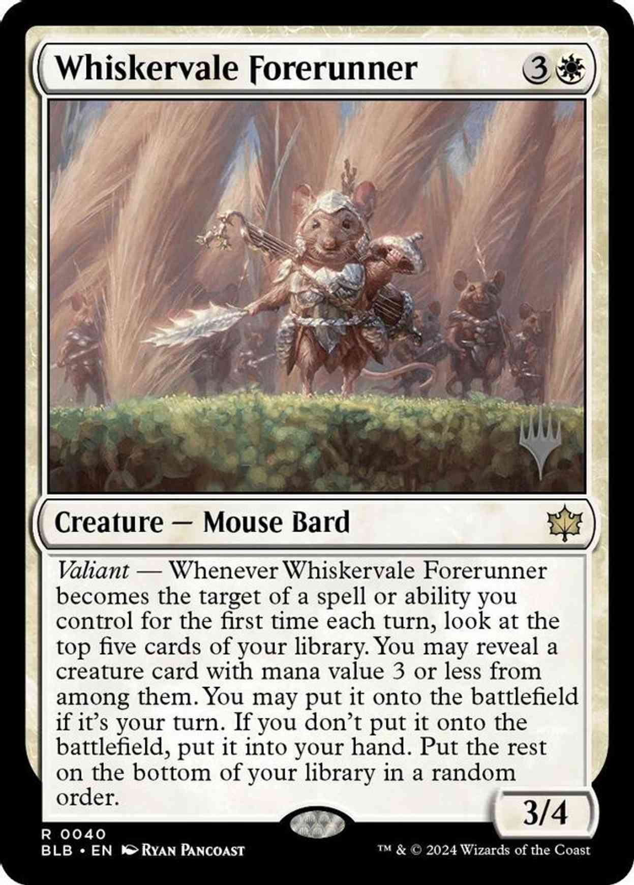 Whiskervale Forerunner magic card front