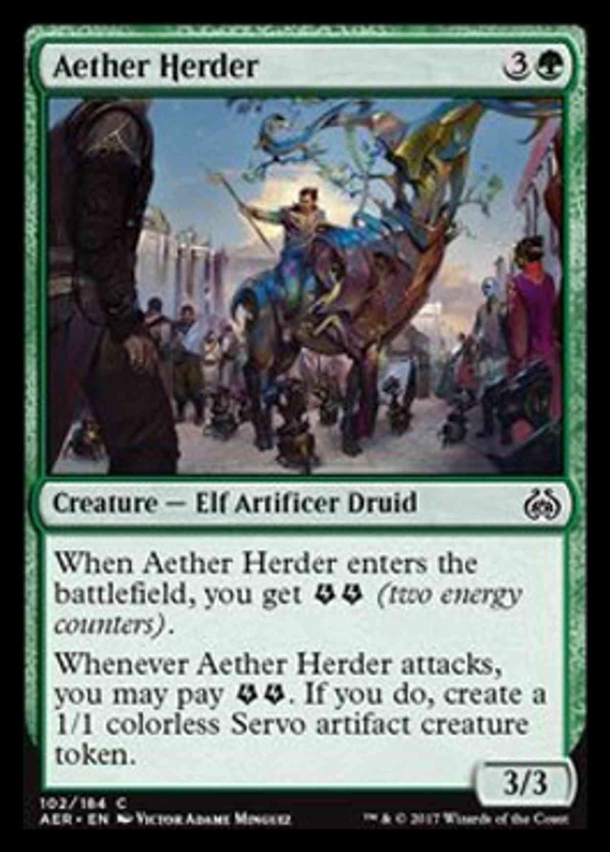 Aether Herder magic card front