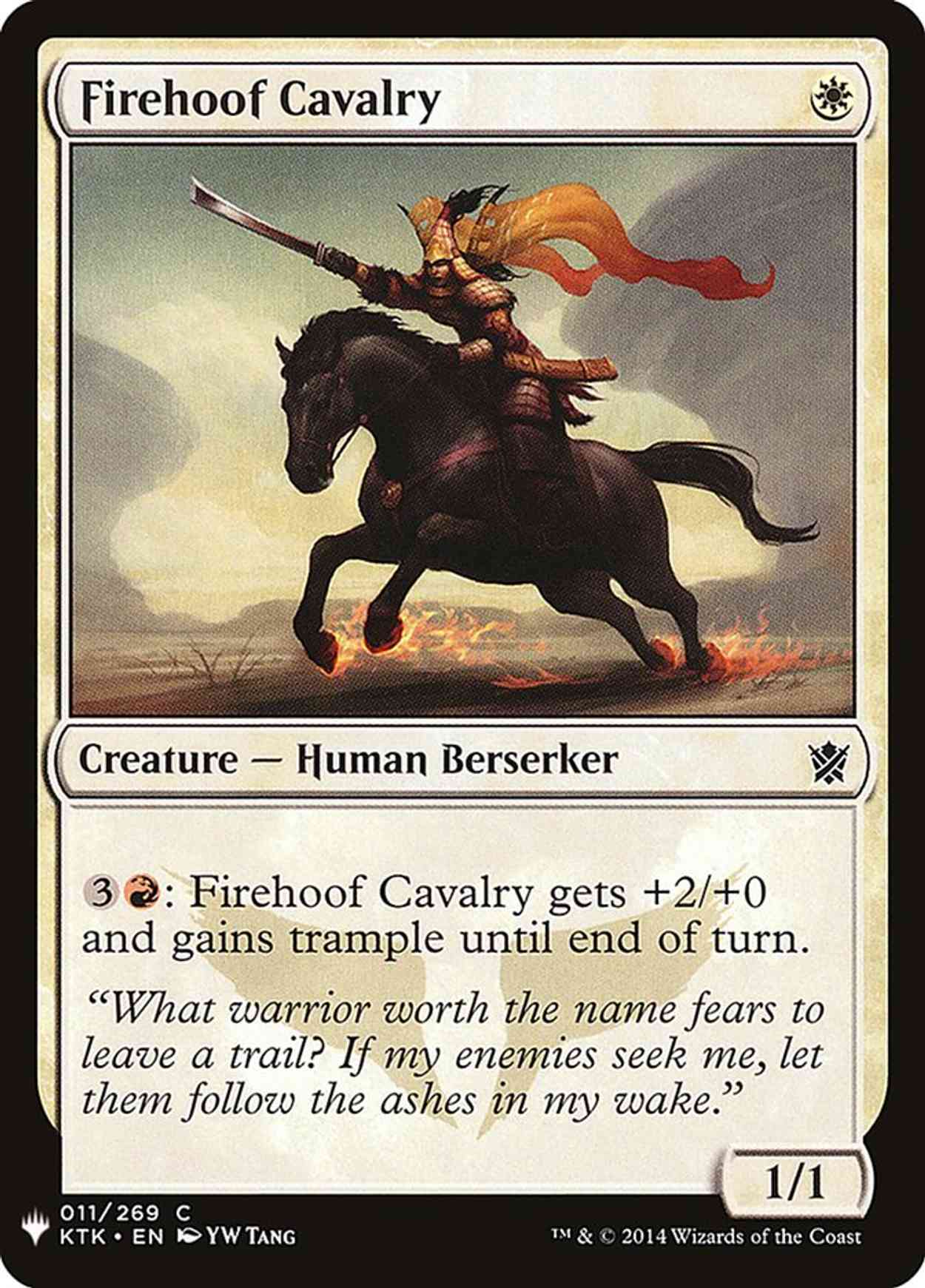Firehoof Cavalry magic card front
