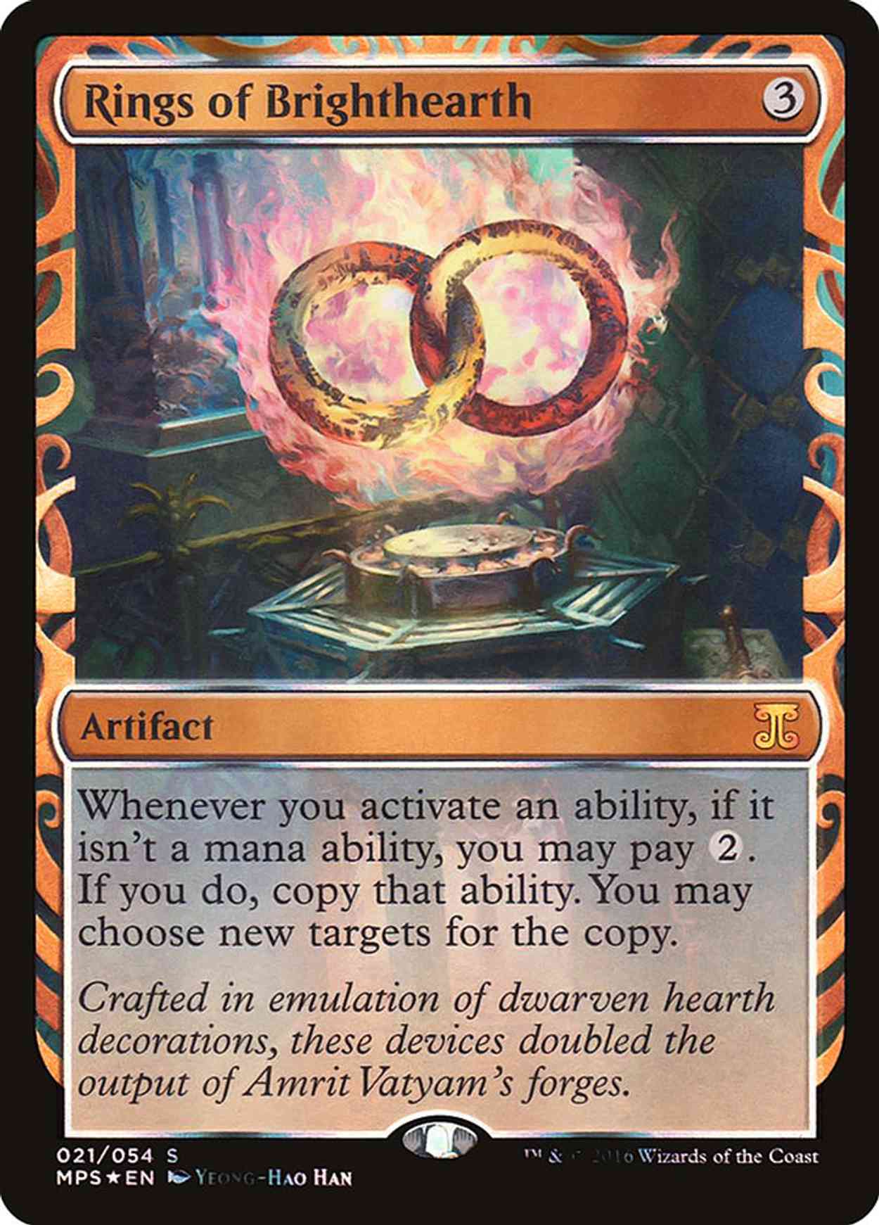 Rings of Brighthearth magic card front