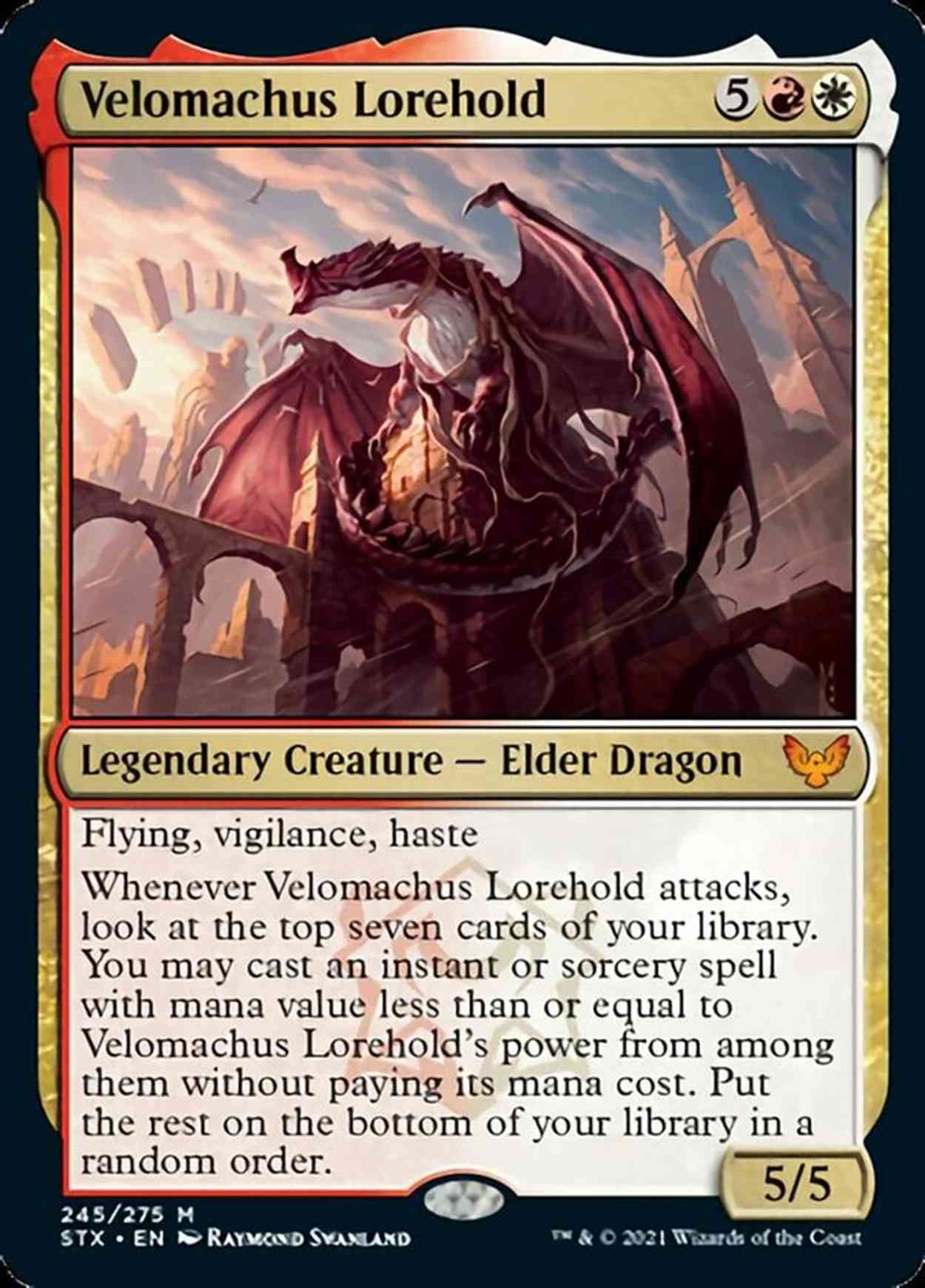 Velomachus Lorehold magic card front