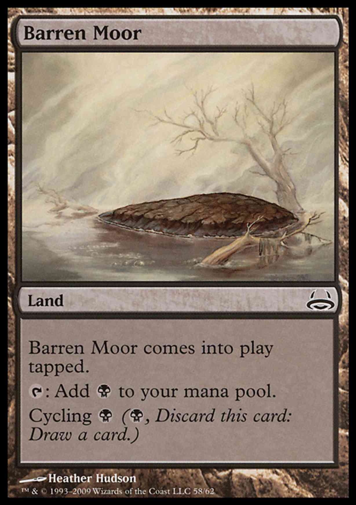 Barren Moor magic card front