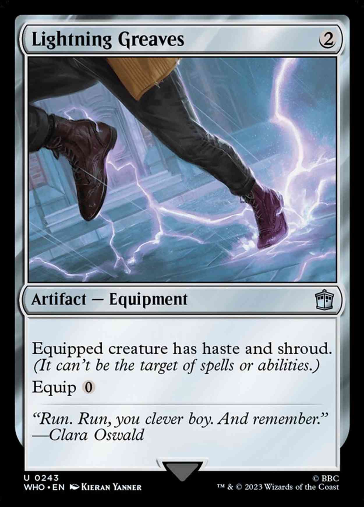 Lightning Greaves magic card front