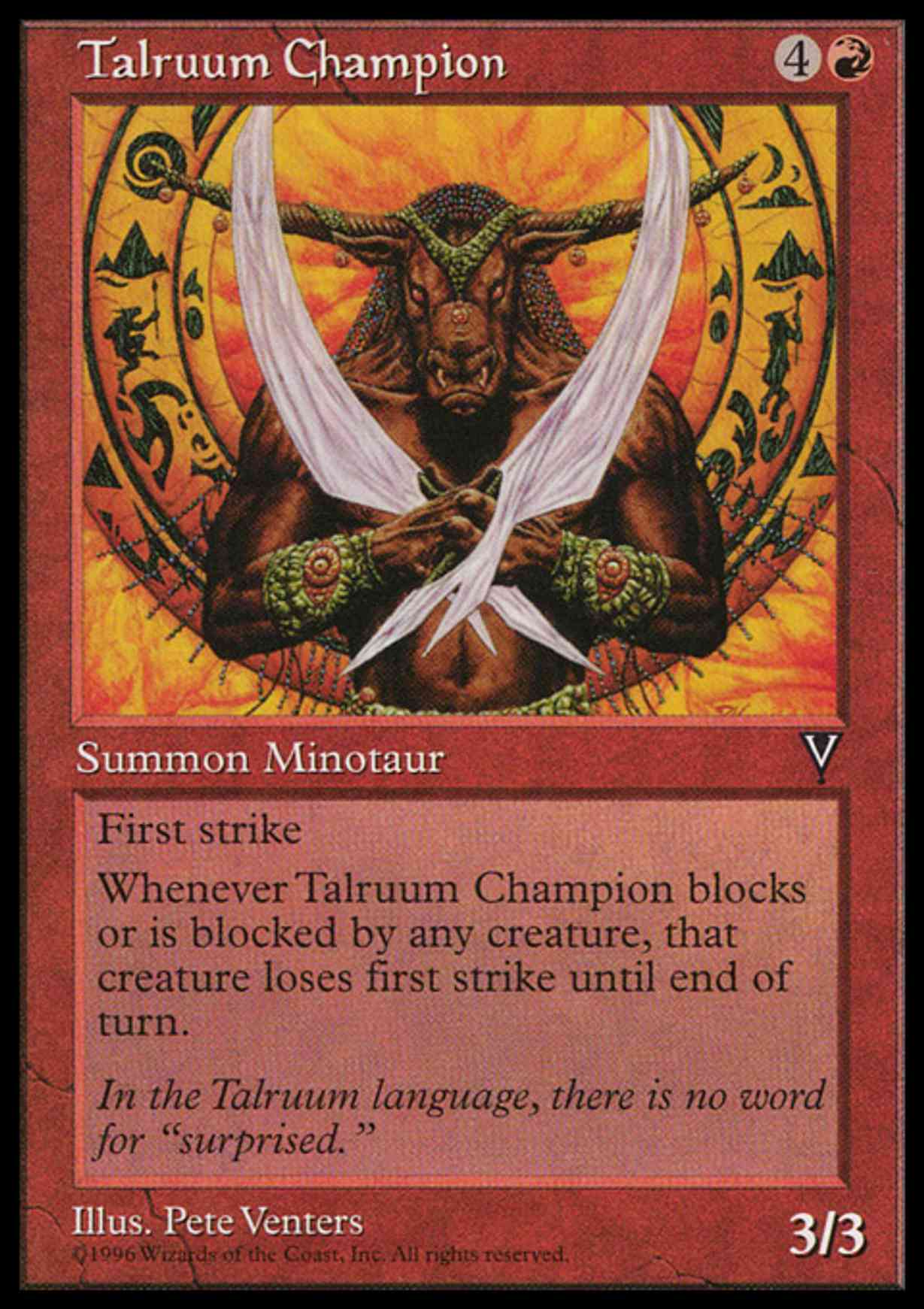 Talruum Champion magic card front