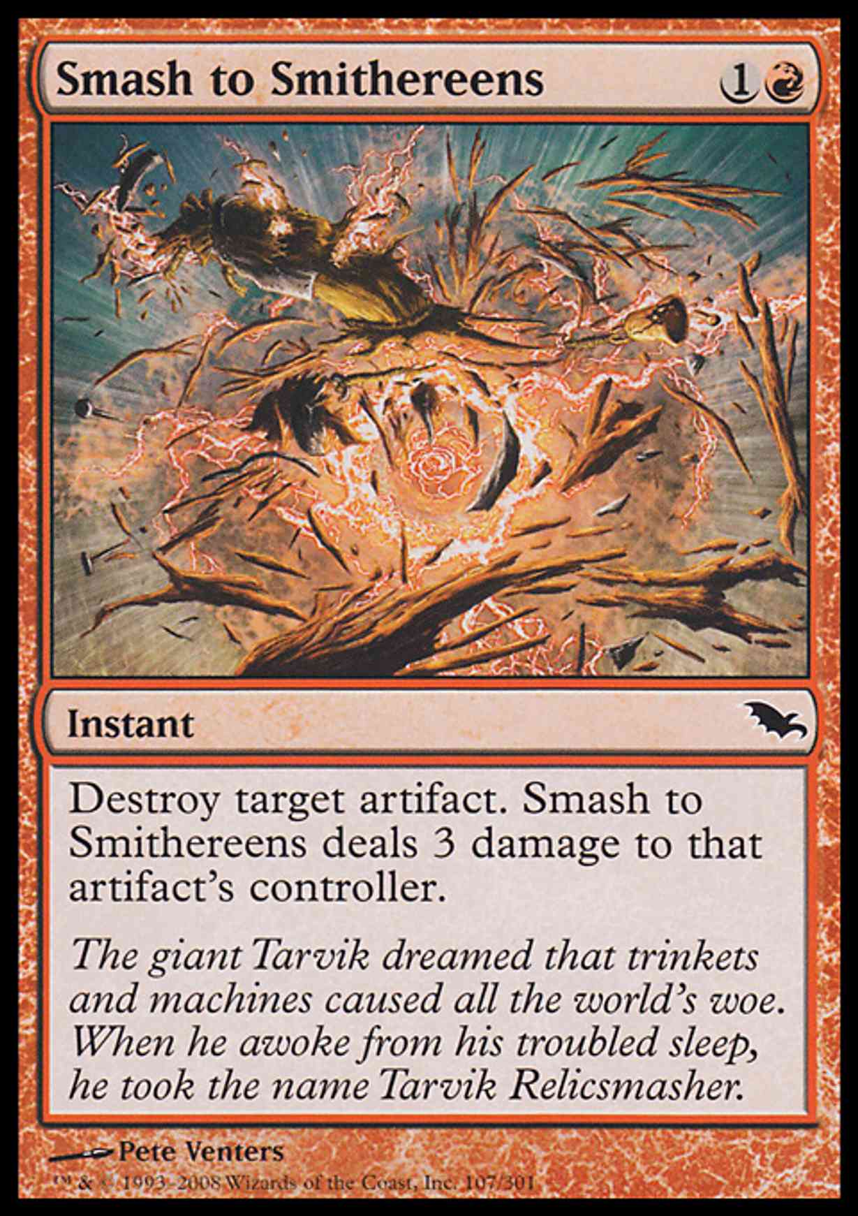 Smash to Smithereens magic card front