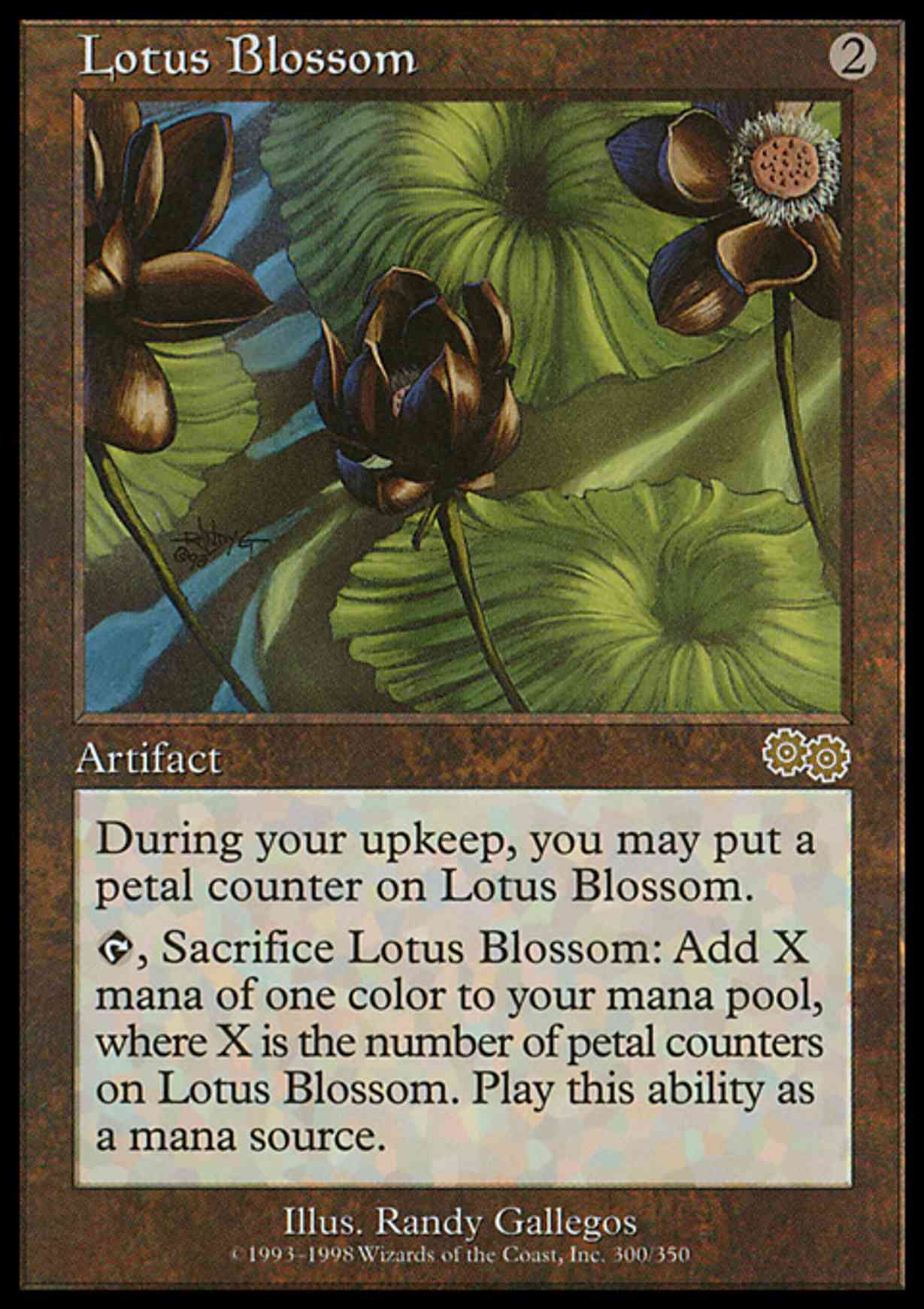 Lotus Blossom magic card front