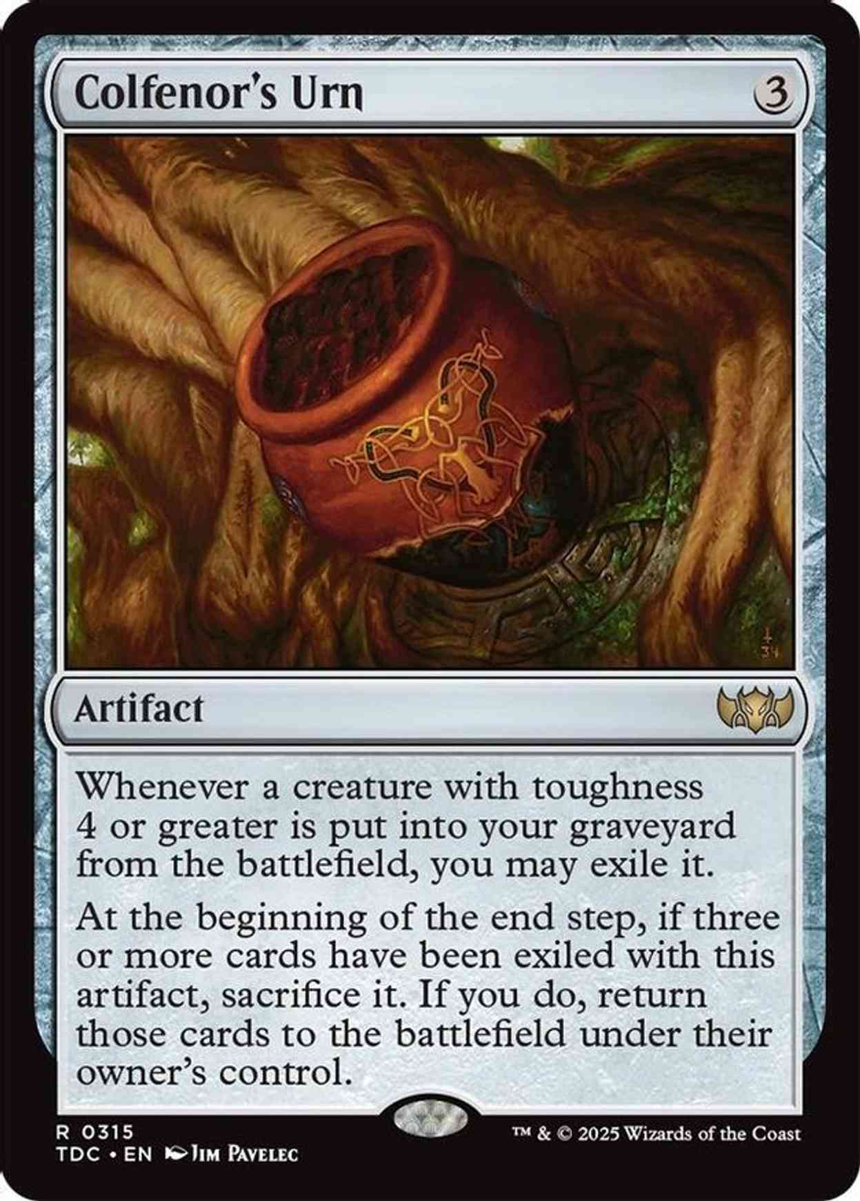 Colfenor's Urn magic card front
