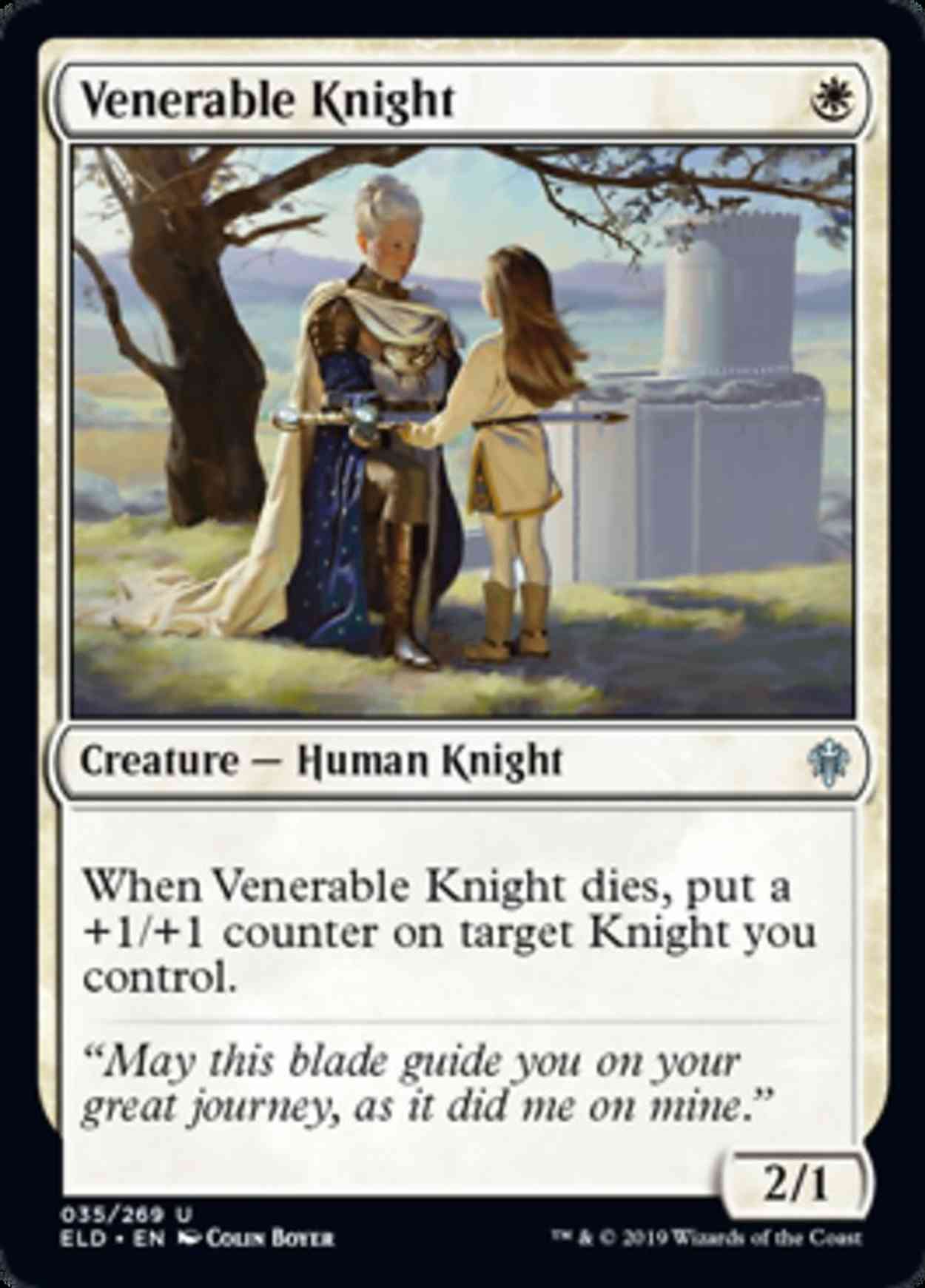 Venerable Knight magic card front