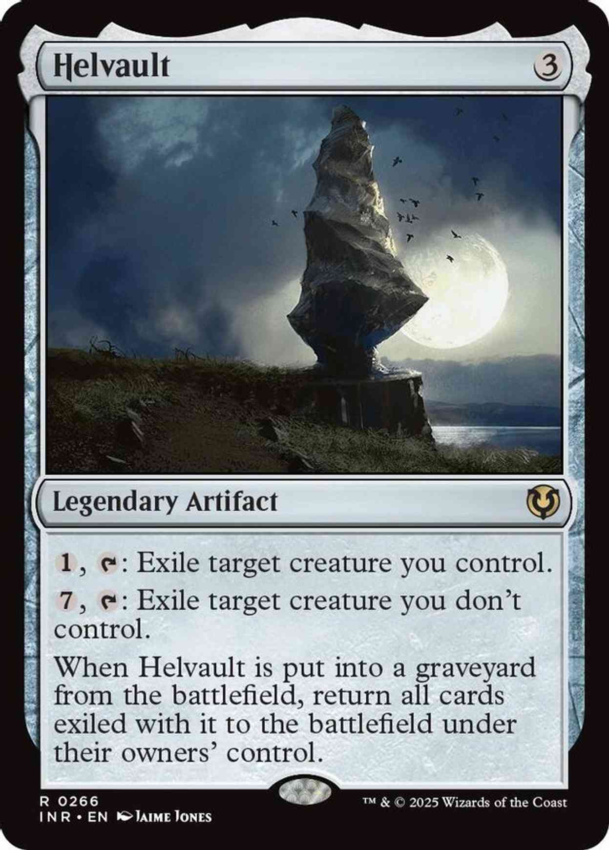 Helvault magic card front