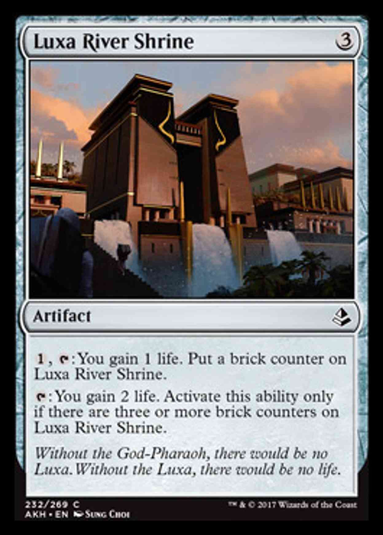 Luxa River Shrine magic card front