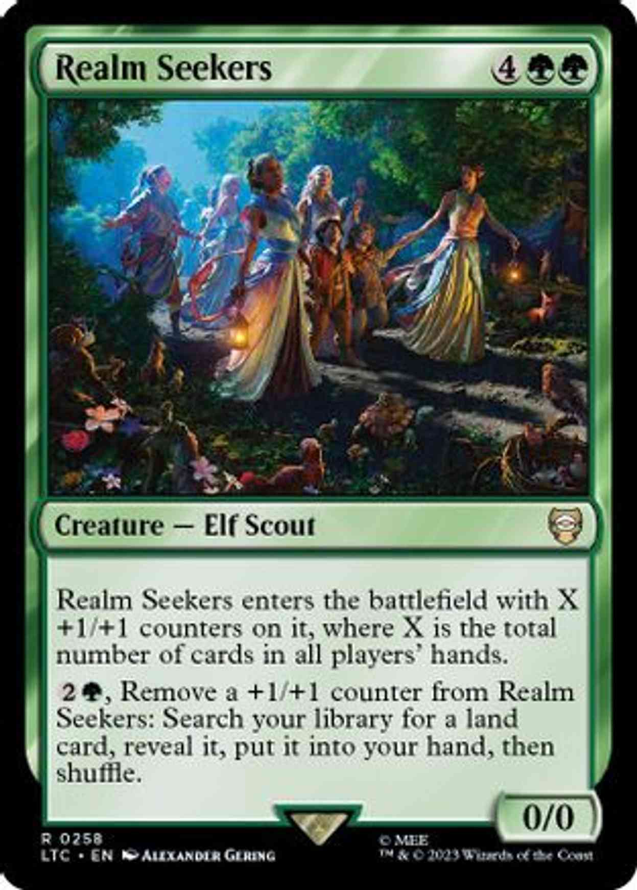 Realm Seekers magic card front