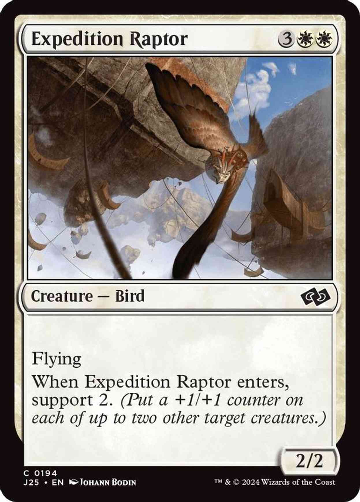 Expedition Raptor magic card front