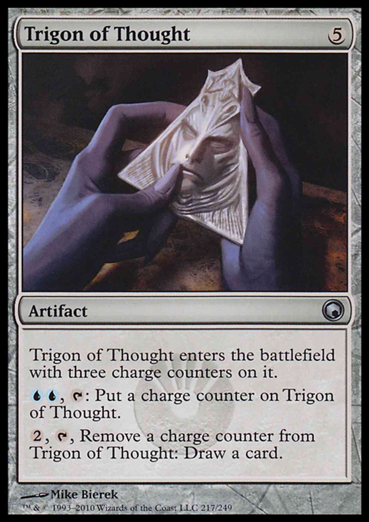 Trigon of Thought magic card front