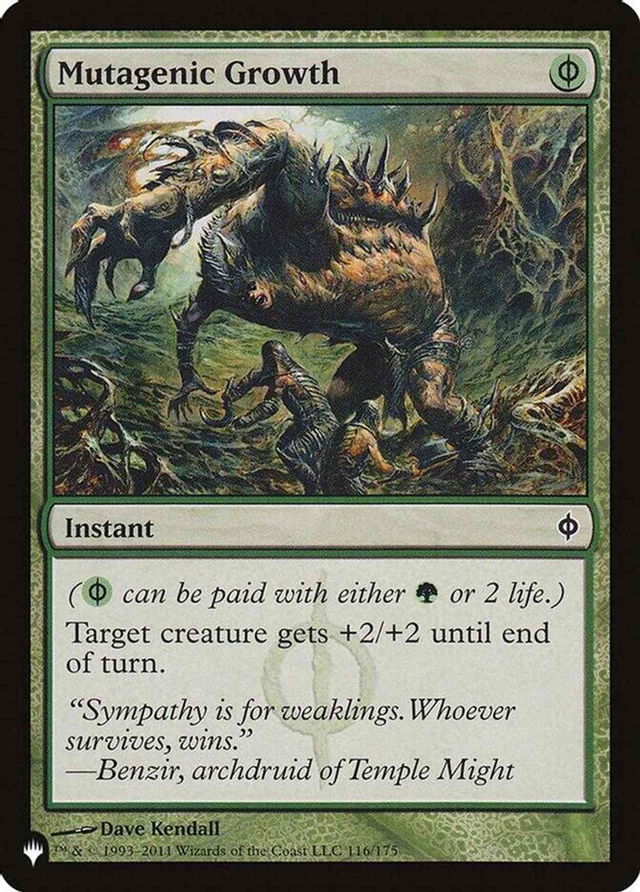 Mutagenic Growth magic card front