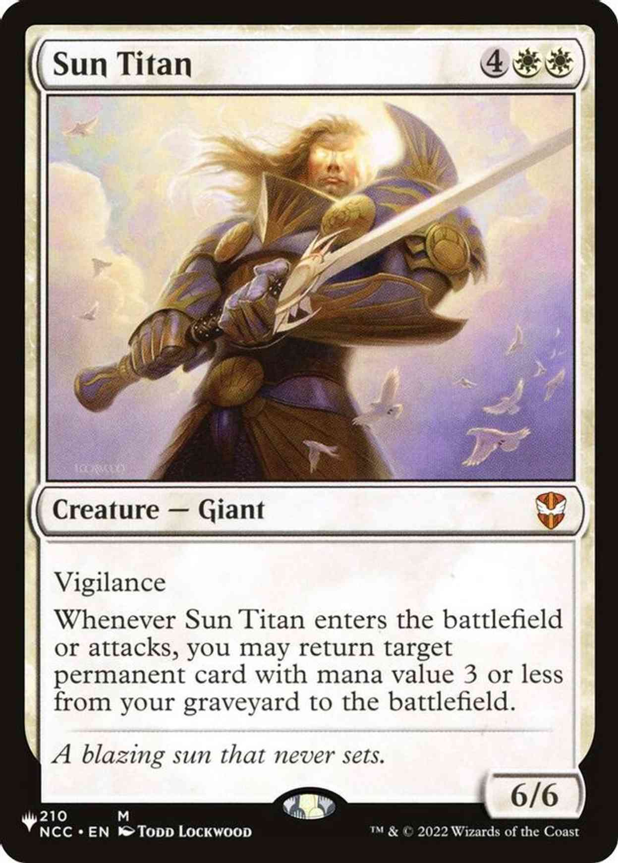 Sun Titan (NCC) magic card front