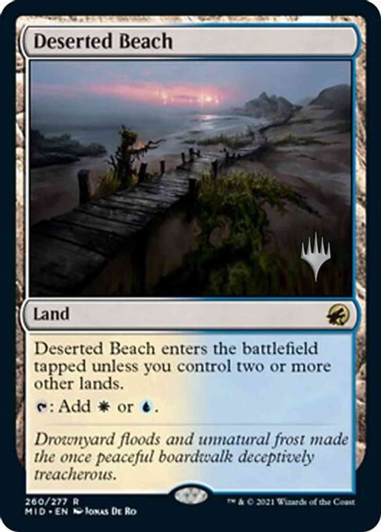 Deserted Beach magic card front
