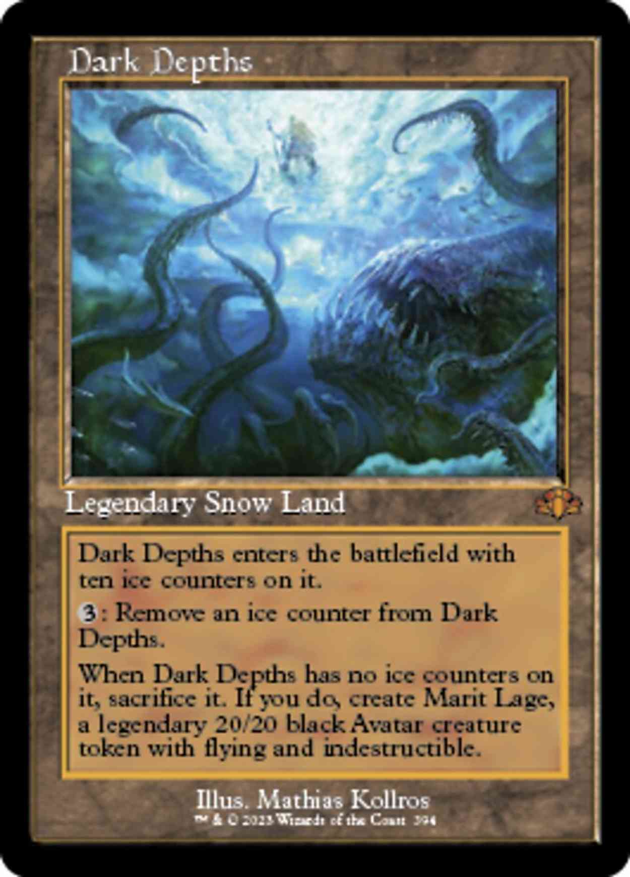 Dark Depths (Retro Frame) magic card front