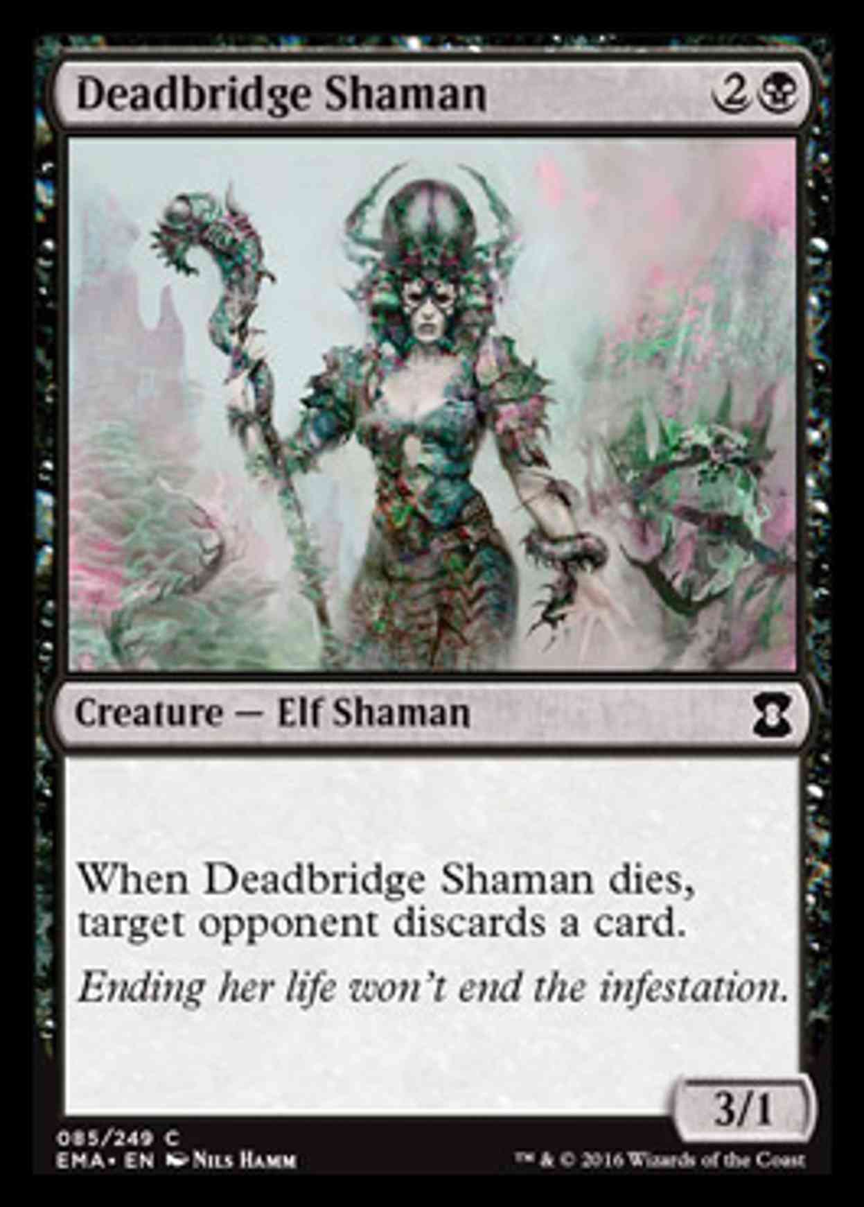 Deadbridge Shaman magic card front