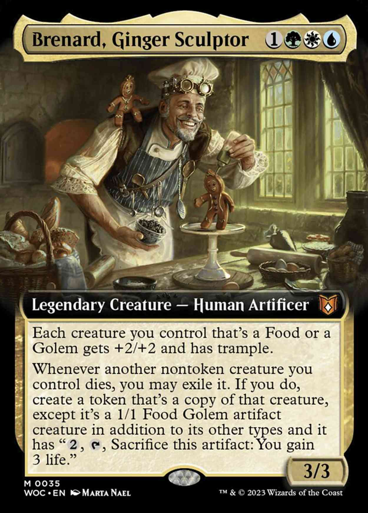 Brenard, Ginger Sculptor (Extended Art) magic card front