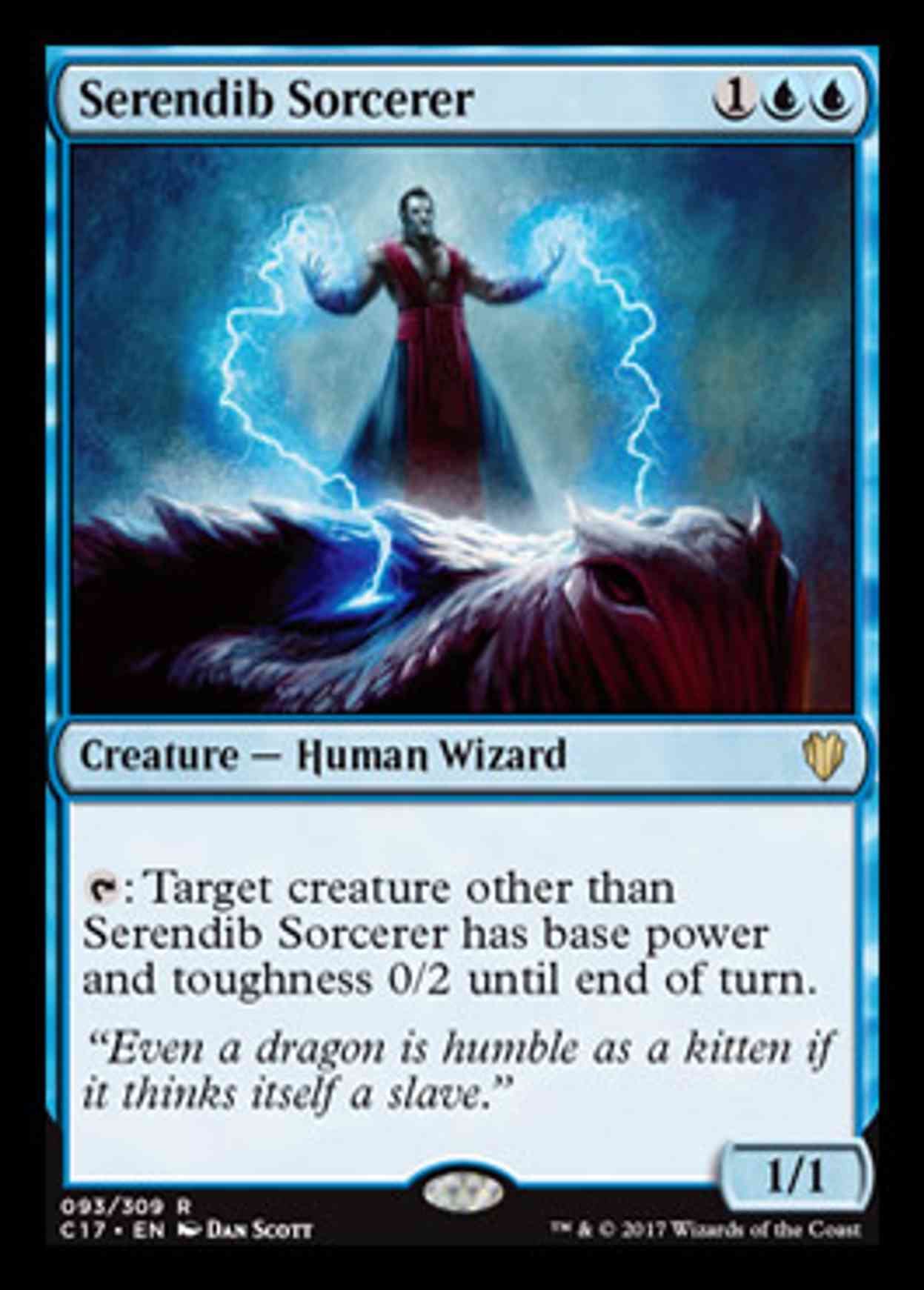 Serendib Sorcerer magic card front