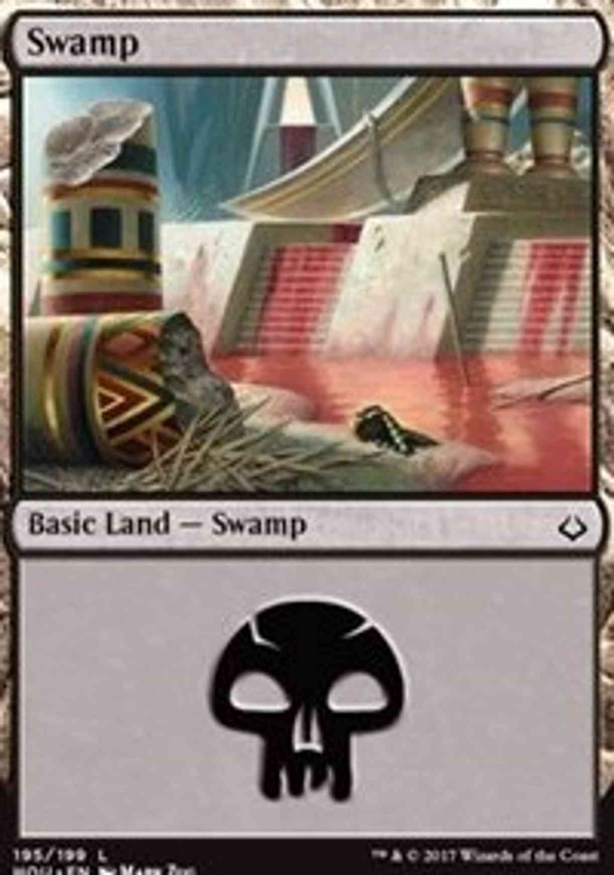 Swamp (195) magic card front