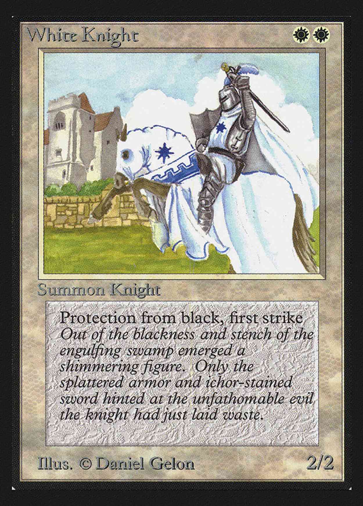 White Knight (IE) magic card front
