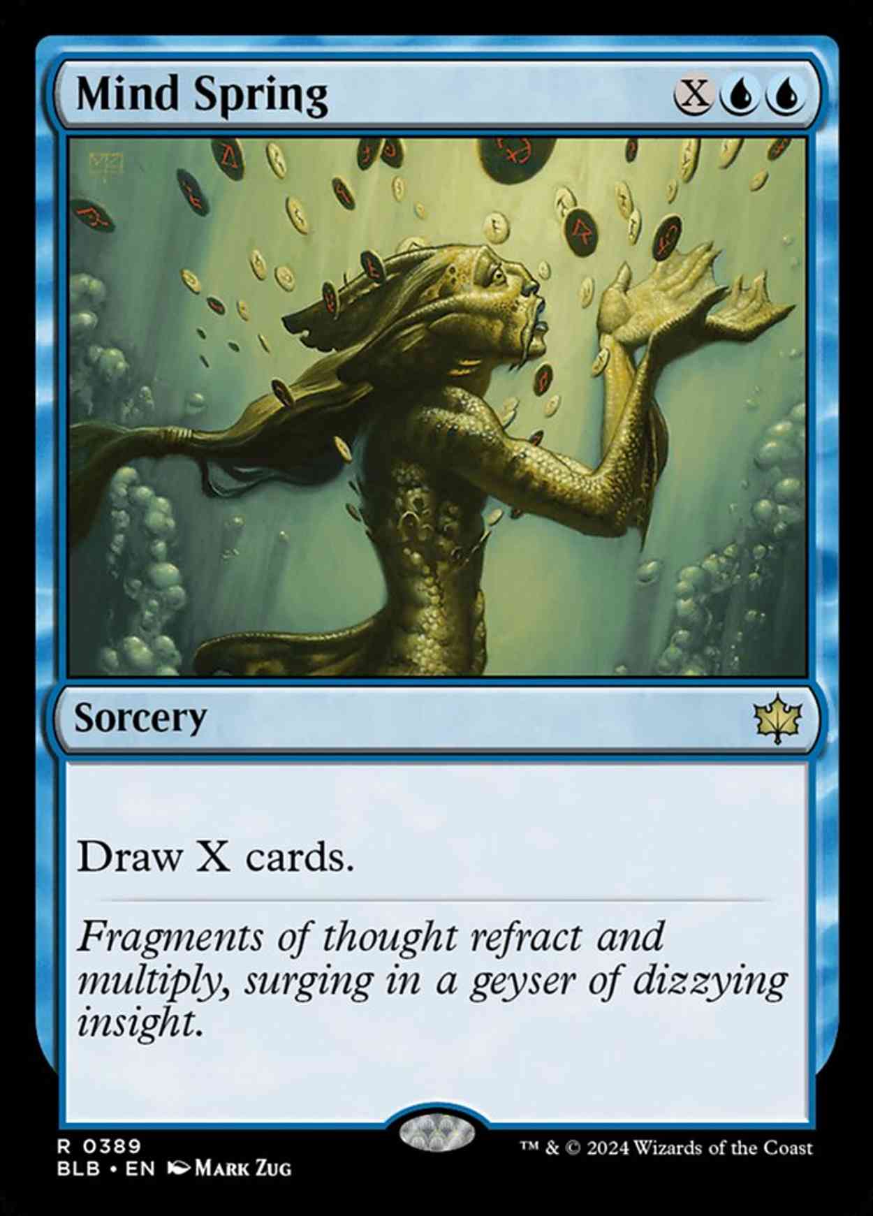 Mind Spring magic card front