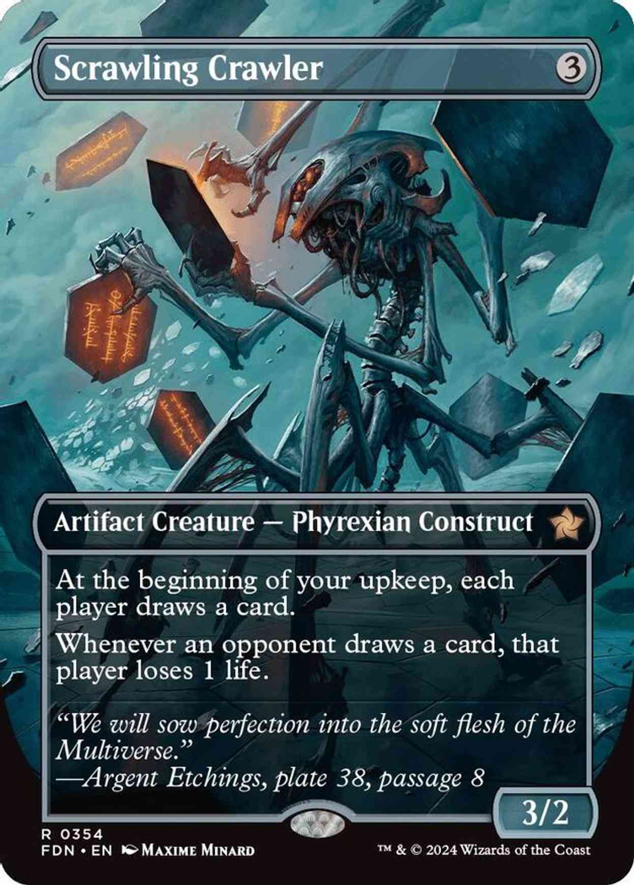 Scrawling Crawler (Borderless) magic card front