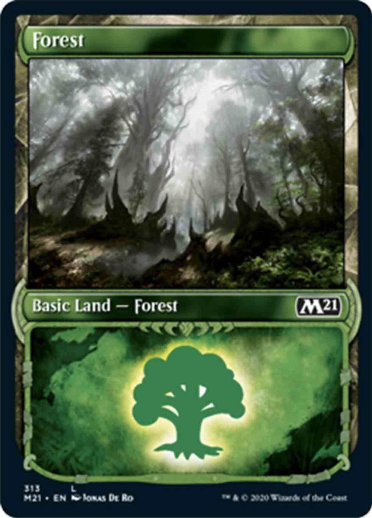 Forest (Showcase) magic card front