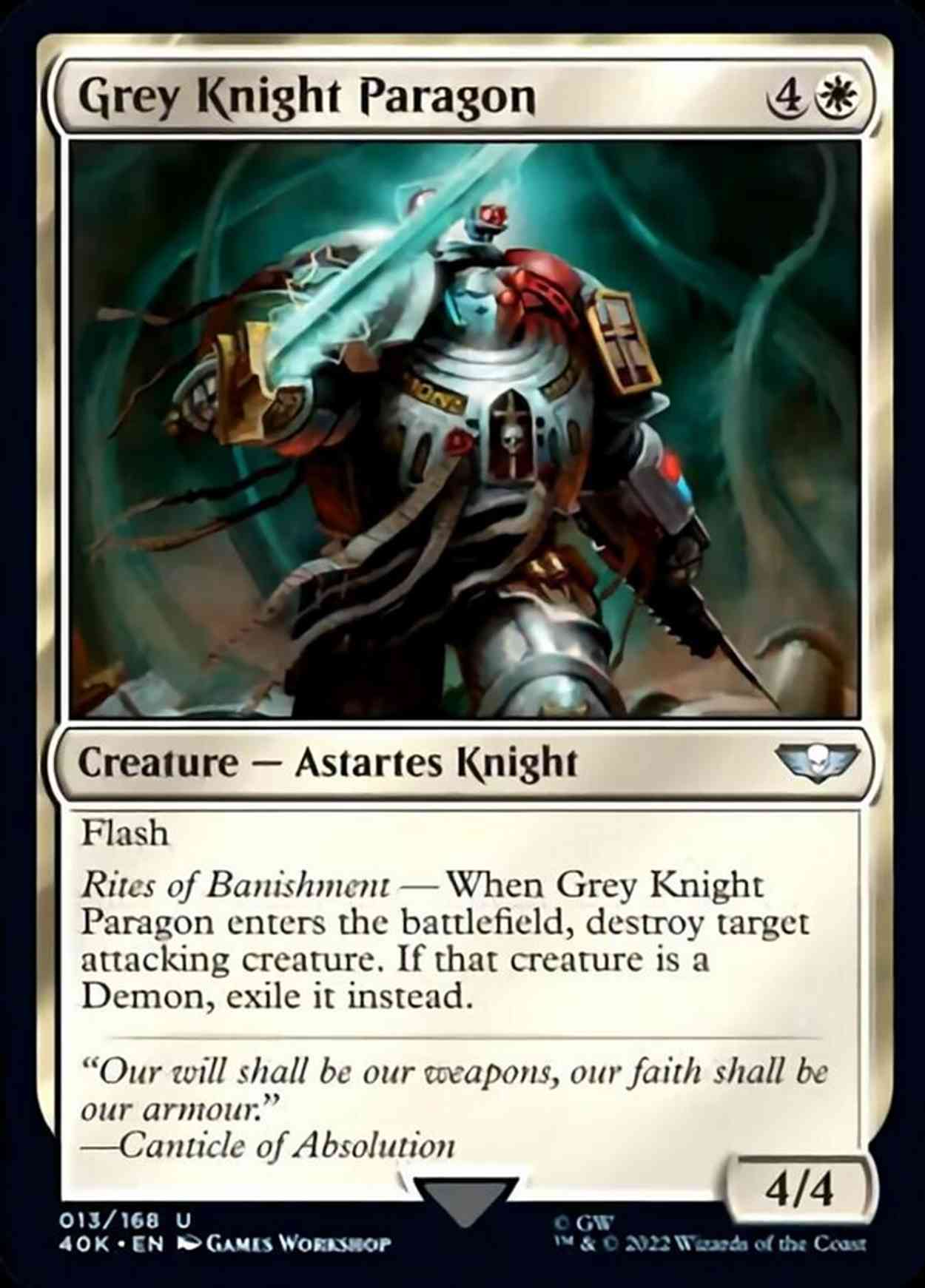 Grey Knight Paragon magic card front