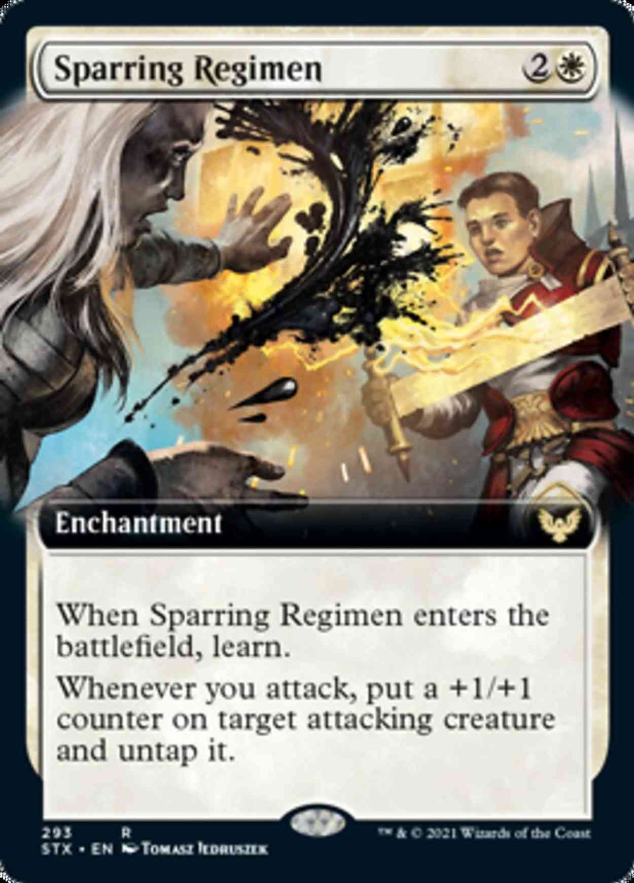 Sparring Regimen (Extended Art) magic card front