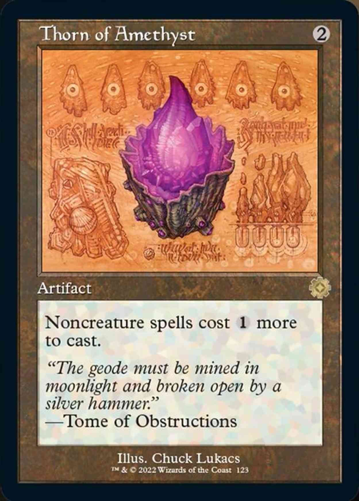 Thorn of Amethyst (Schematic) magic card front