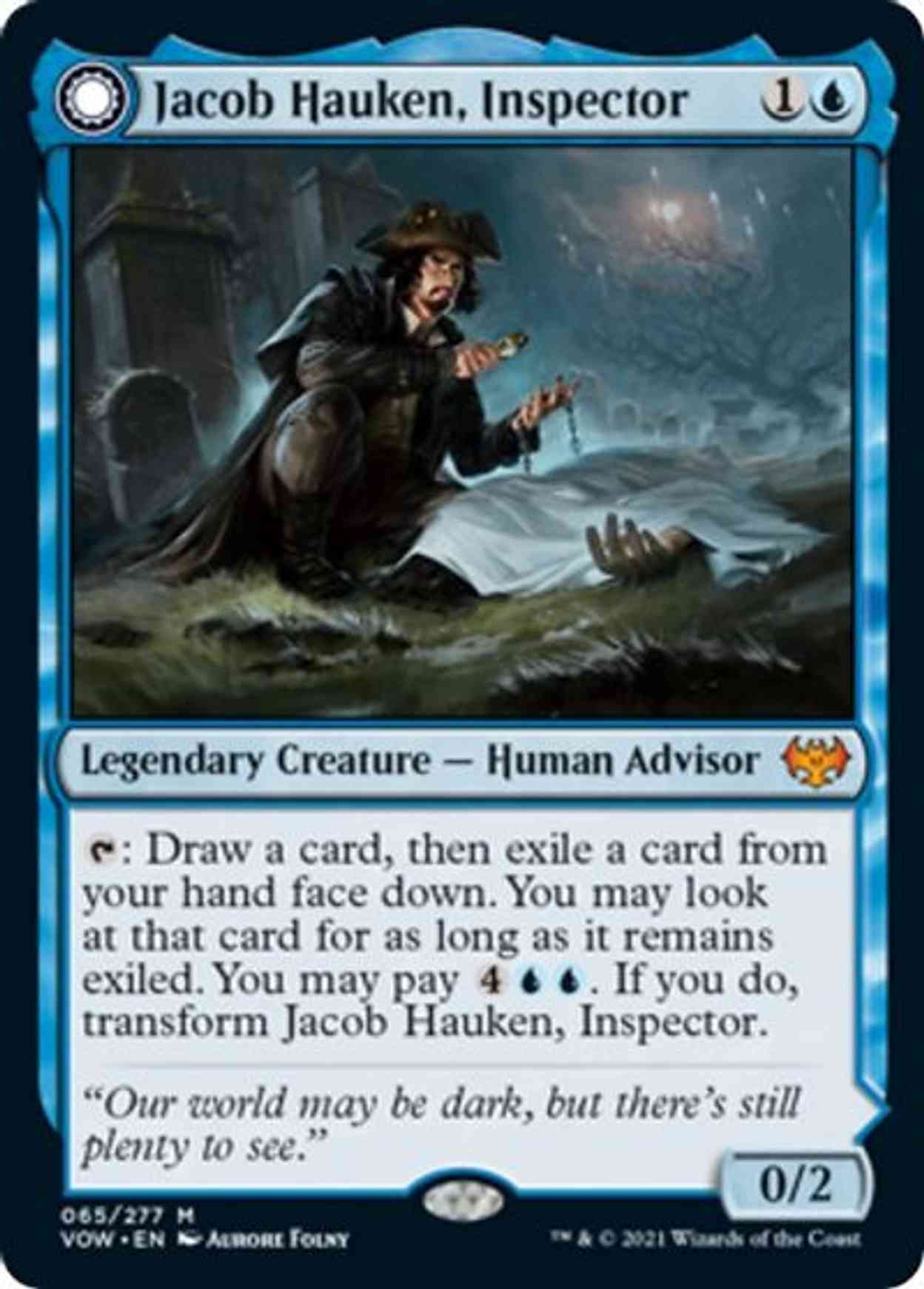 Jacob Hauken, Inspector magic card front