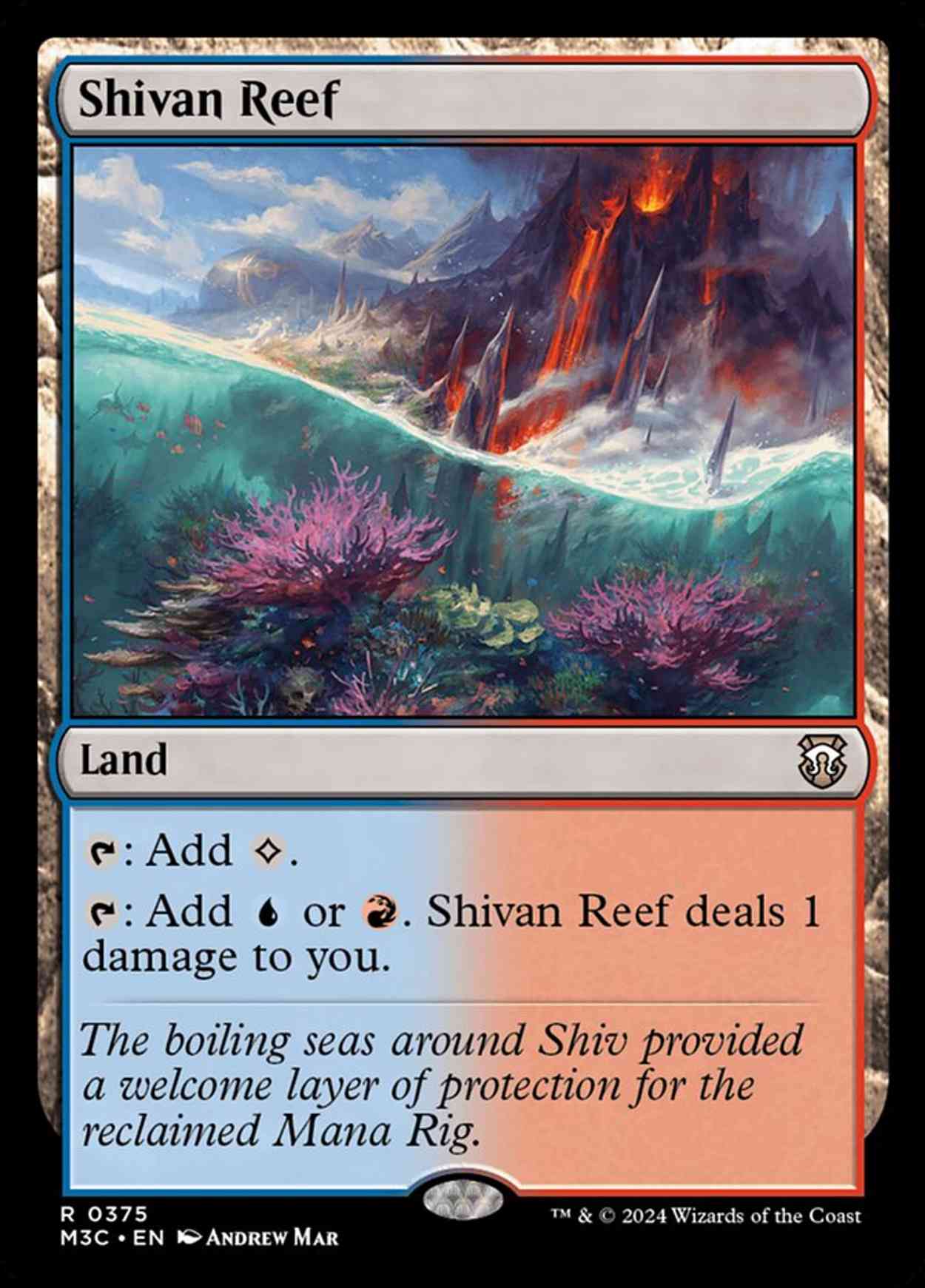 Shivan Reef magic card front