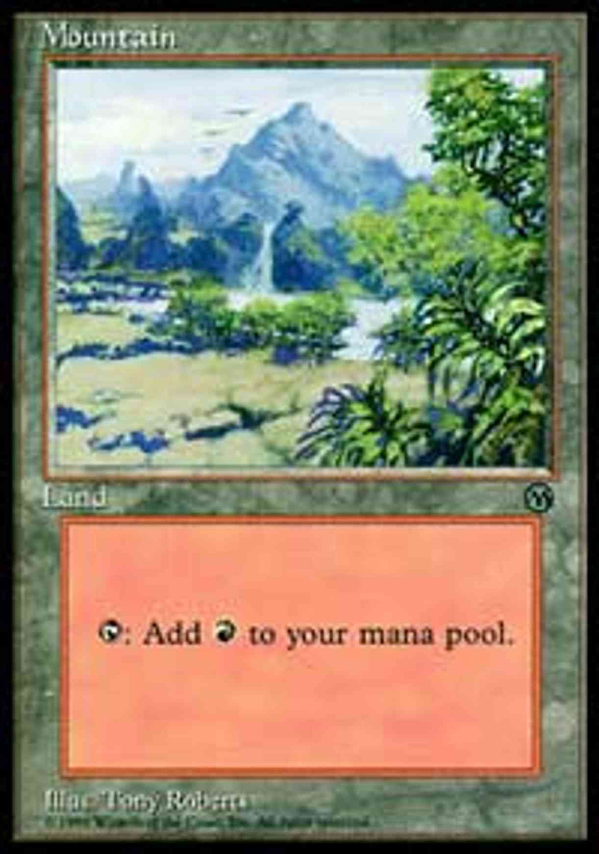 Mountain (1996) magic card front