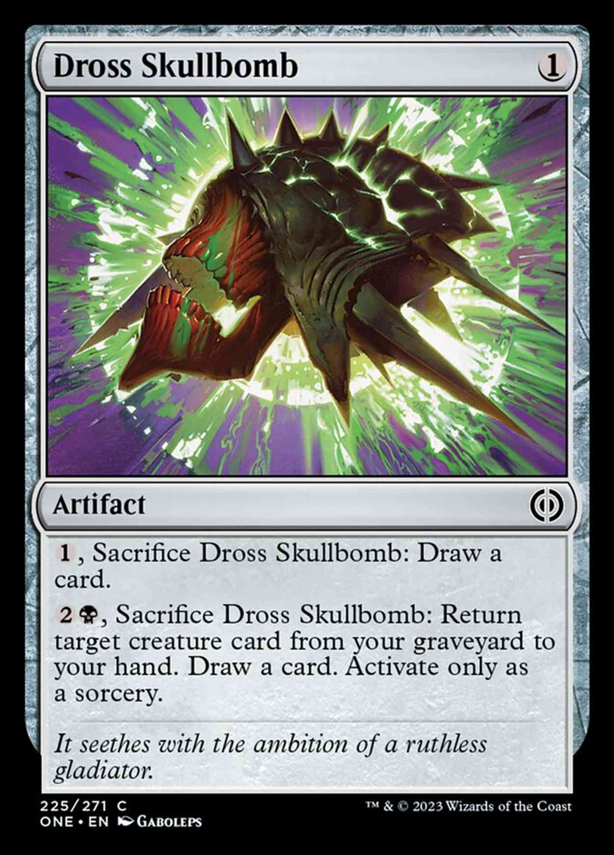 Dross Skullbomb magic card front