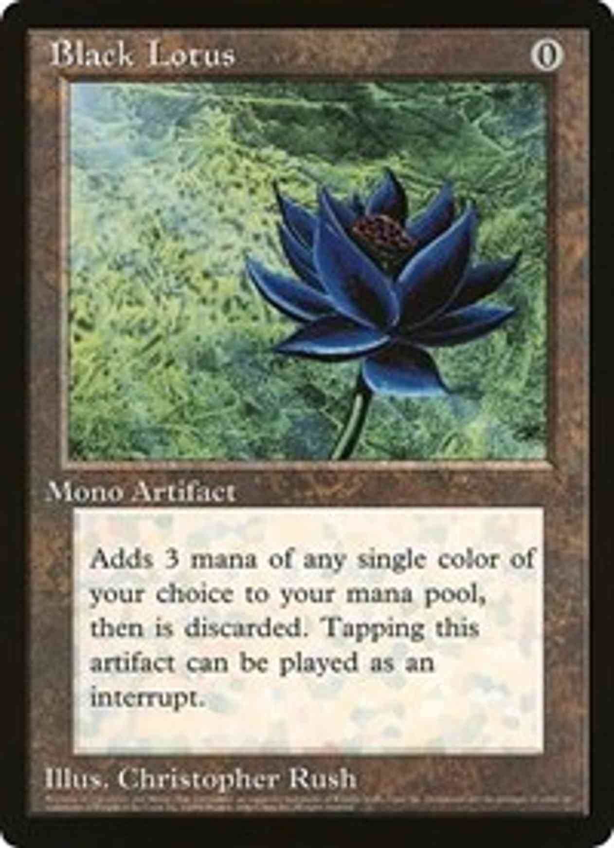 Black Lotus (Oversized) magic card front