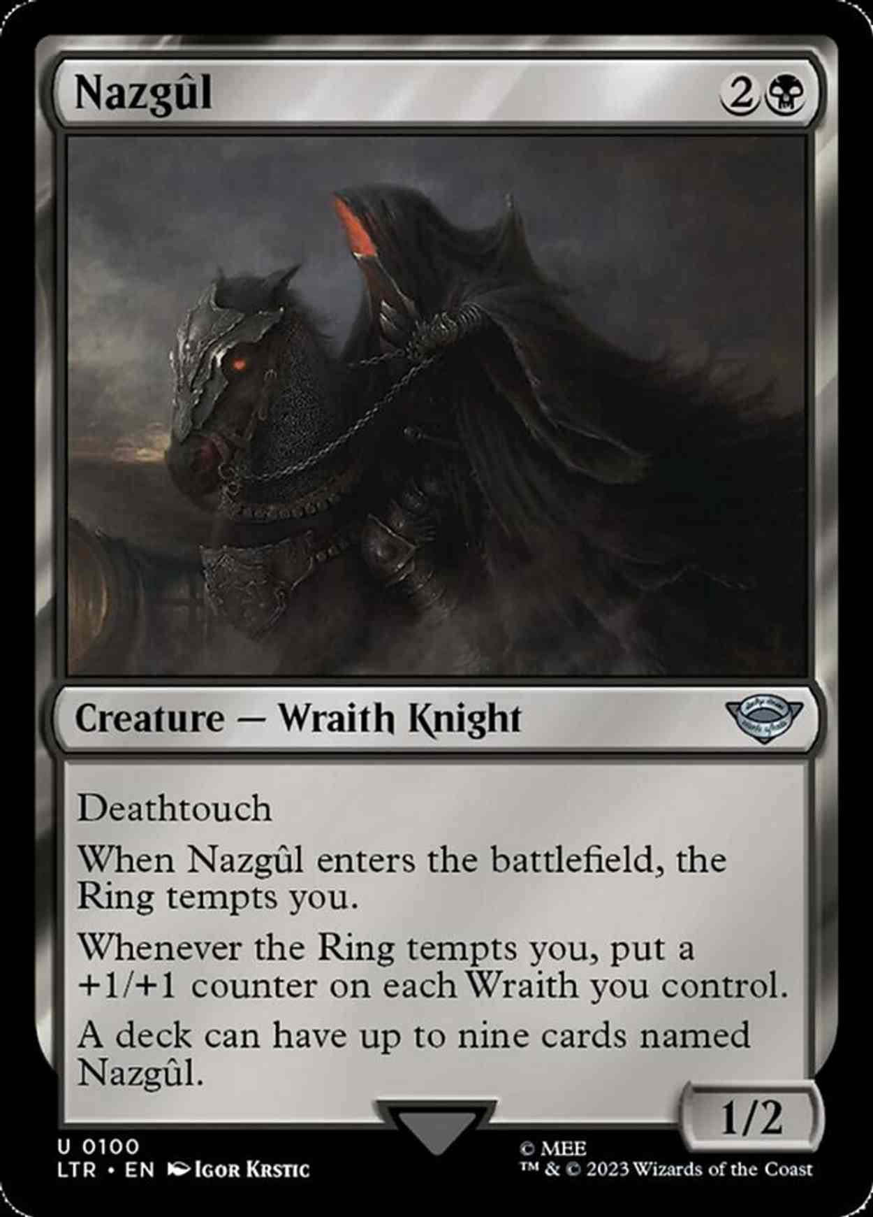 Nazgûl (0100) magic card front