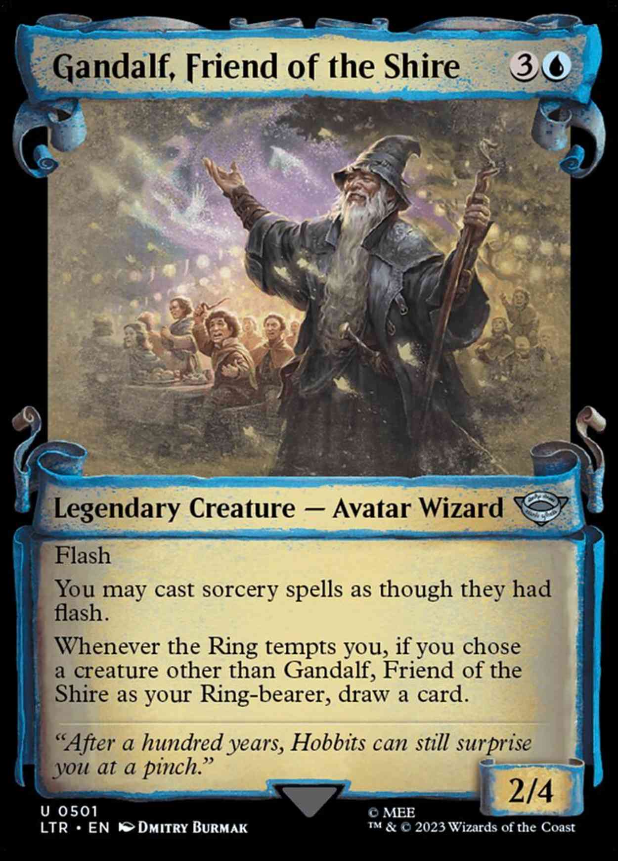 Gandalf, Friend of the Shire (Showcase Scrolls) magic card front