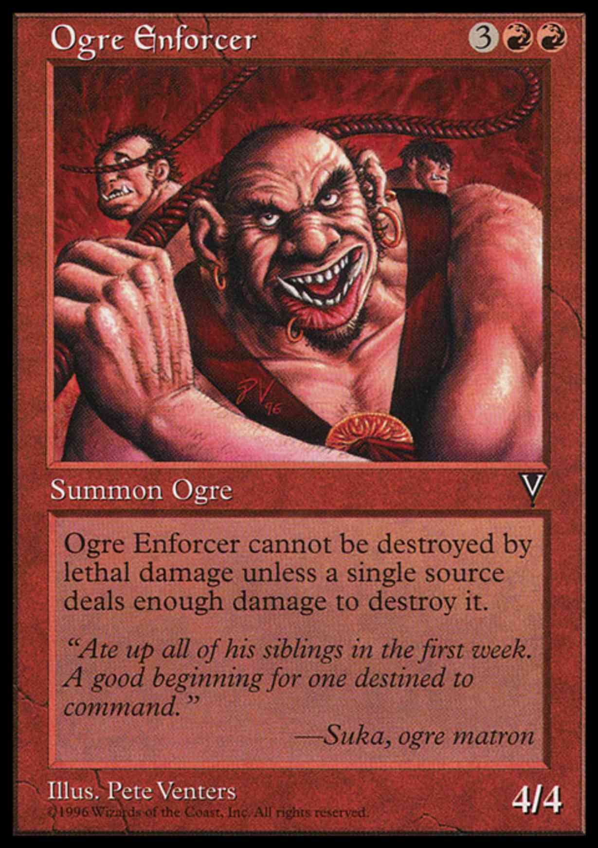 Ogre Enforcer magic card front