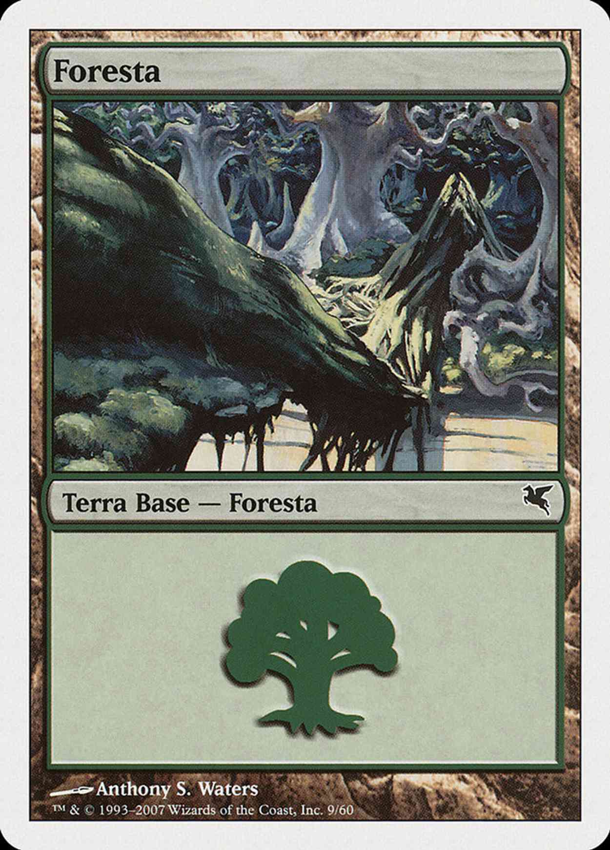 Forest (Retro Frame) magic card front