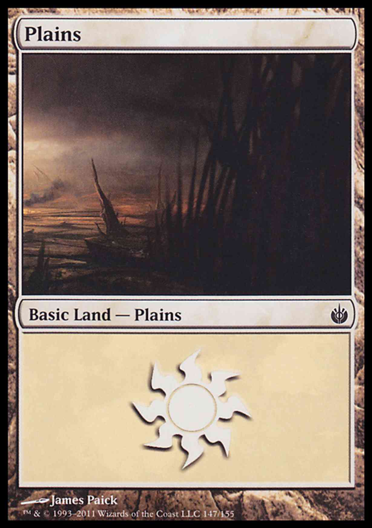 Plains (147) magic card front
