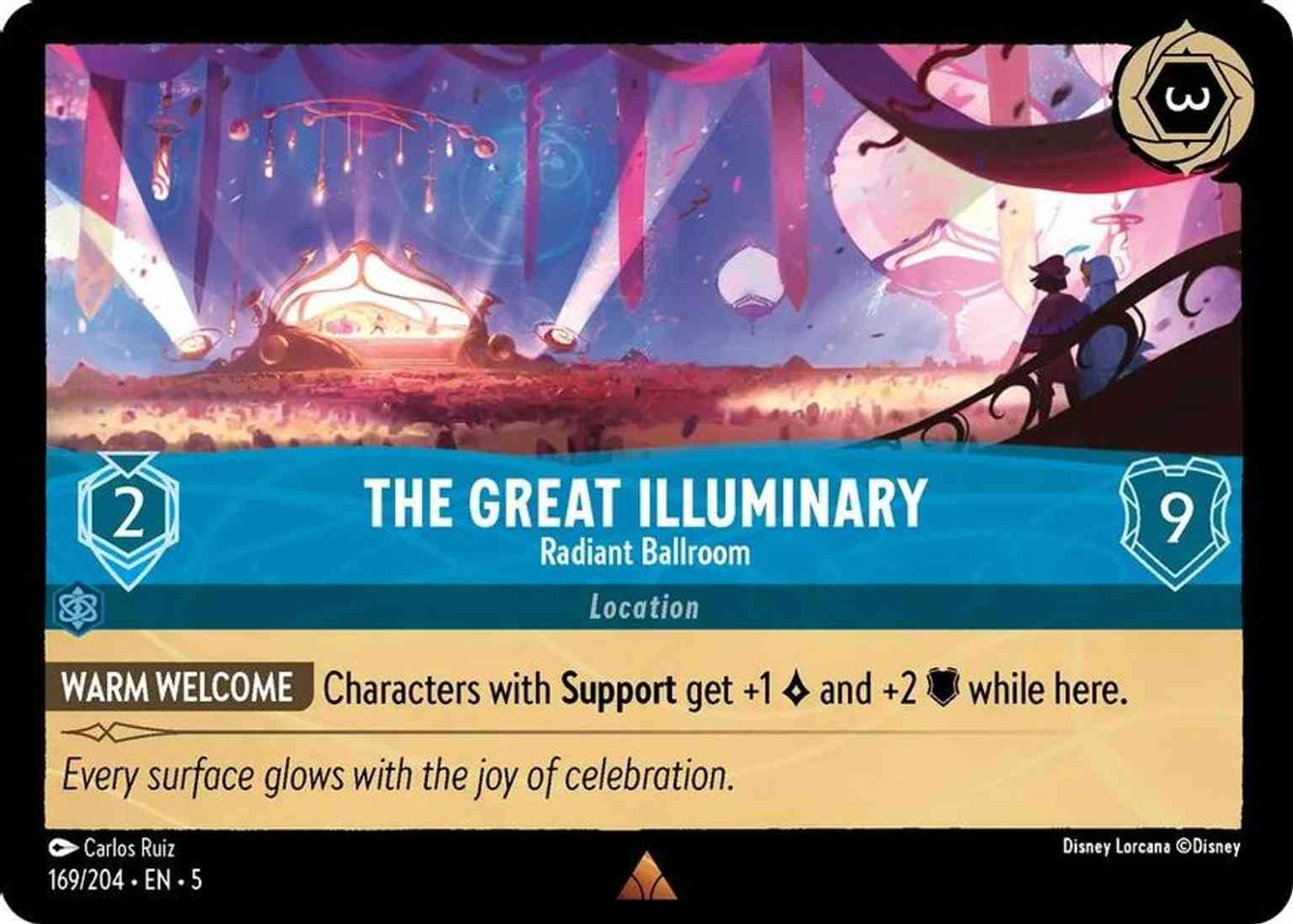 The Great Illuminary - Radiant Ballroom magic card front