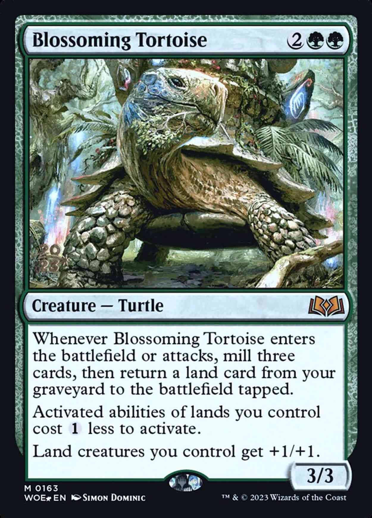 Blossoming Tortoise magic card front