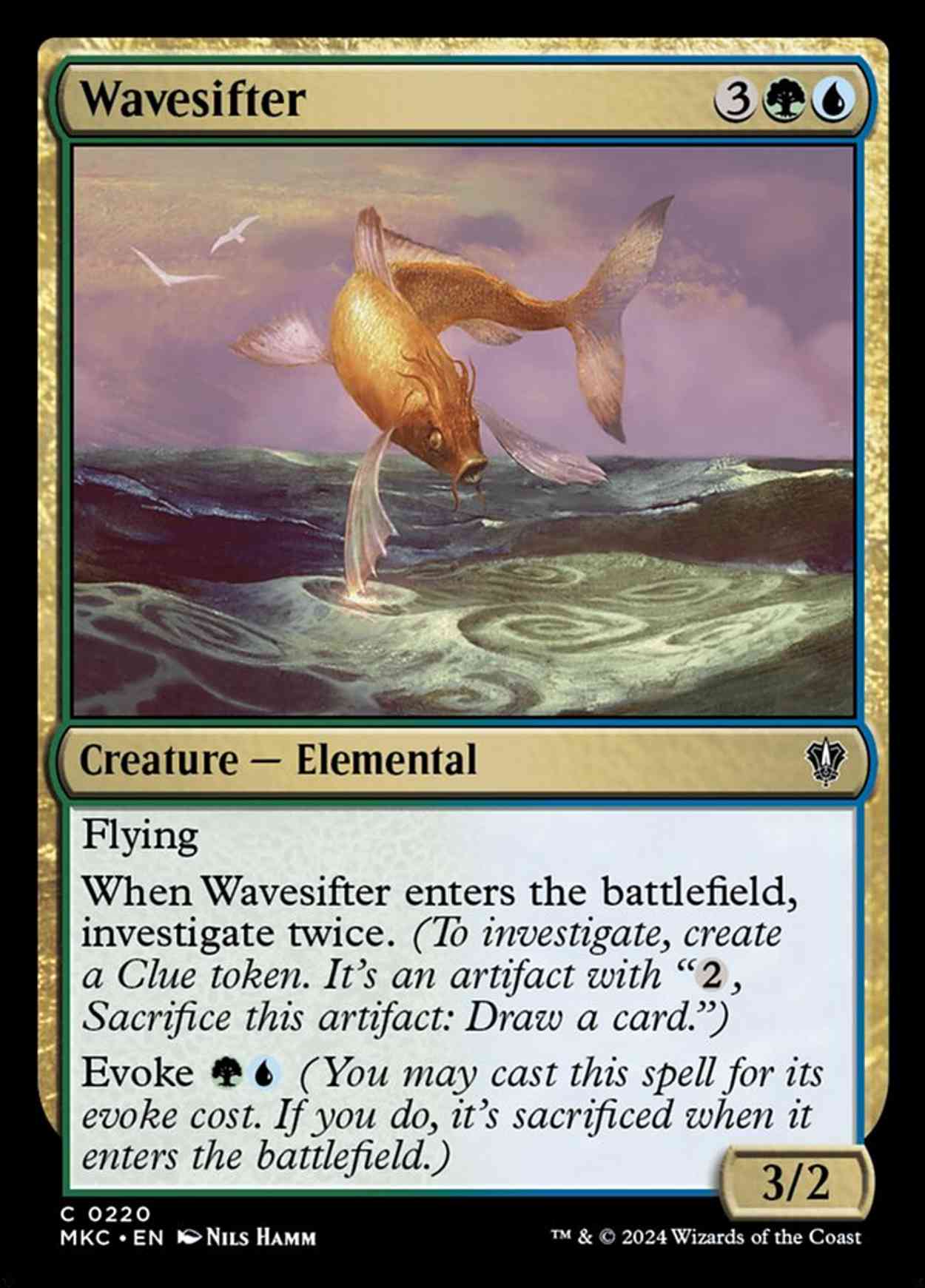 Wavesifter magic card front